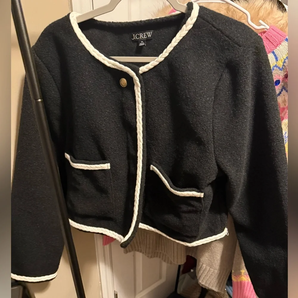 J. Crew Cropped bouclé yarn lady jacket - Picture 5 of 6